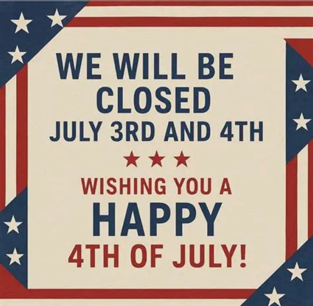 Holiday Notice